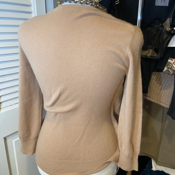 Dolce & Gabbana Tan Knitwear & Lace Top Pale Nude Pink & Tan - Picture 9 of 12